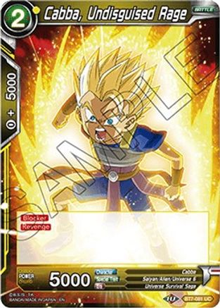 [BT7-081] Cabba, Undisguised Rage