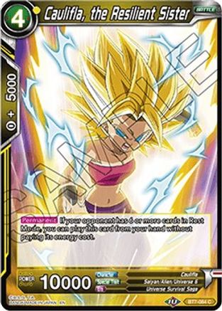 [BT7-084] Caulifla, the Resilient Sister