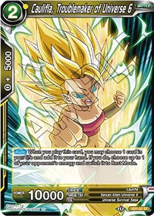 [XD1-07] Caulifla, Troublemaker of Universe 6