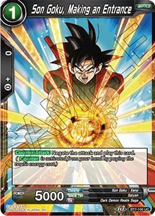 [BT7-100] Son Goku, Making an Entrance