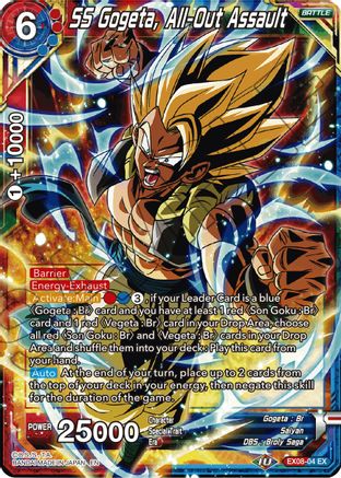 [EX08-04] SS Gogeta, All-Out Assault (Foil)