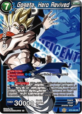 [BT5-038] Gogeta, Hero Revived (Magnificent Collection)