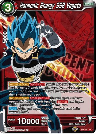 [BT6-007] Harmonic Energy SSB Vegeta (Magnificent Collection)