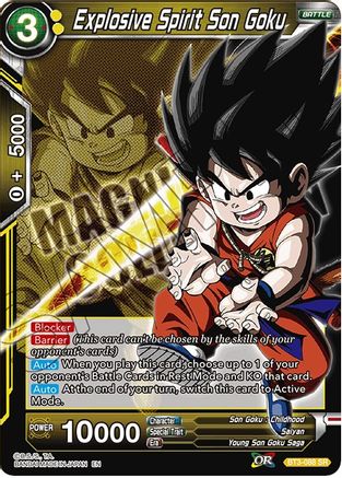 [BT3-088] Explosive Spirit Son Goku (Magnificent Collection)