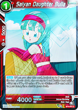 [BT4-014] Saiyan Daughter Bulla (Foil)