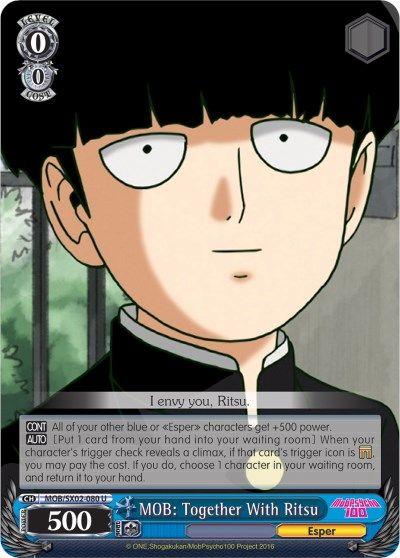 [SX02-080] MOB: Together With Ritsu