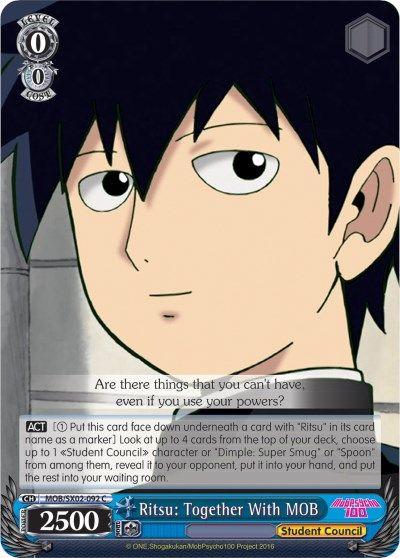 [SX02-092] Ritsu: Together with MOB