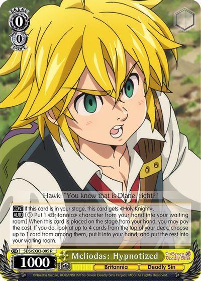 [SX03-005R] Meliodas: Hypnotized