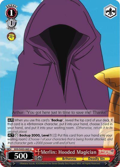 [SX03-065U] Merlin: Hooded Magician