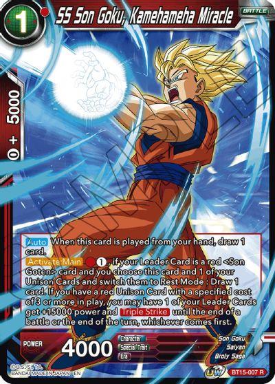 [BT15-007] SS Son Goku, Kamehameha Miracle