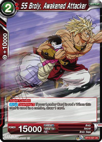 [BT15-021] SS Broly, Awakened Attacker