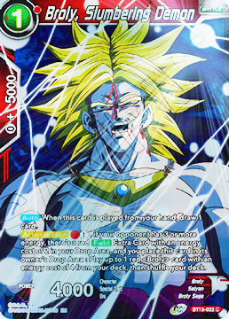 [BT15-022] Broly, Slumbering Demon (Foil)