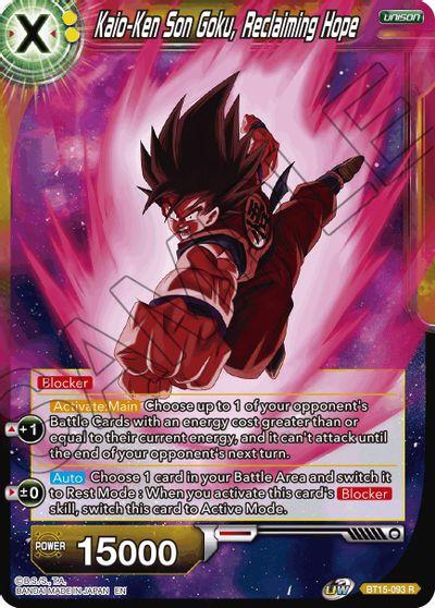 [BT15-093] Kaio-Ken Son Goku, Reclaiming Hope