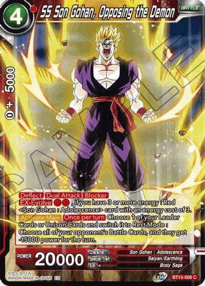 [BT15-008] SS Son Gohan, Opposing the Demon