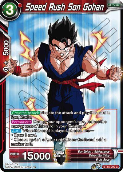 [BT15-009] Speed Rush Son Gohan