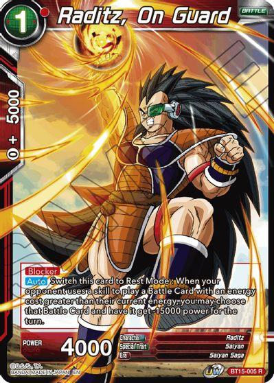 [BT15-005] Raditz, On Guard