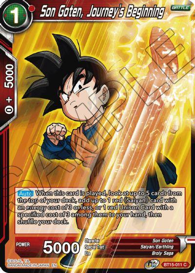 [BT15-011] Son Goten, Journey's Beginning