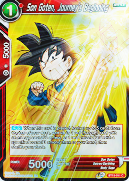 [BT15-011] Son Goten, Journey's Beginning (Foil)