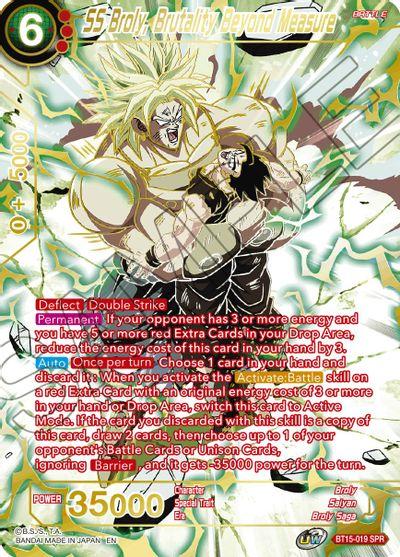 [BT15-019] SS Broly, Brutality Beyond Measure (SPR)