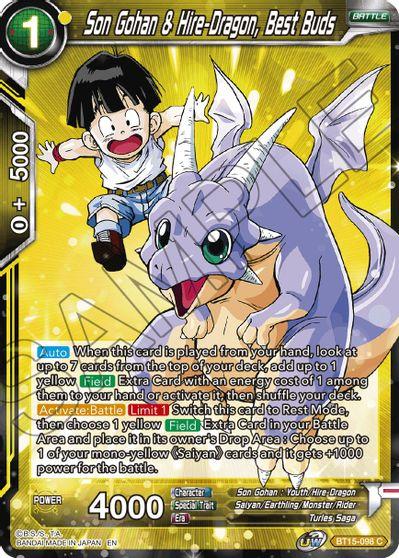 [BT15-098] Son Gohan & Hire-Dragon, Best Buds