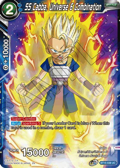 [BT15-038] SS Cabba, Universe 6 Combination