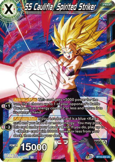 [BT15-034] SS Caulifla, Spirited Striker