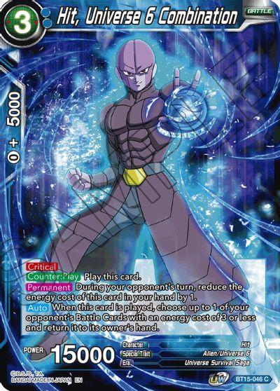 [BT15-046] Hit, Universe 6 Combination