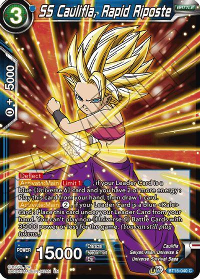 [BT15-040] SS Caulifla, Rapid Riposte