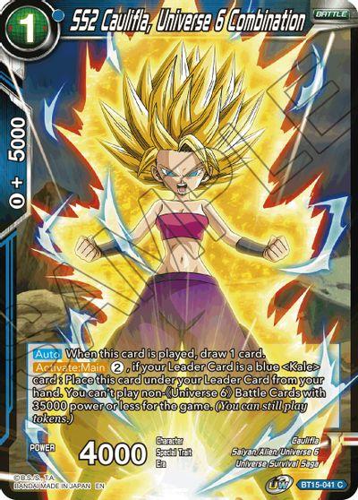 [BT15-041] SS2 Caulifla, Universe 6 Combination