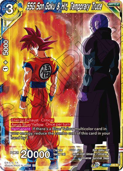 [BT15-146] SSG Son Goku & Hit, Temporary Truce