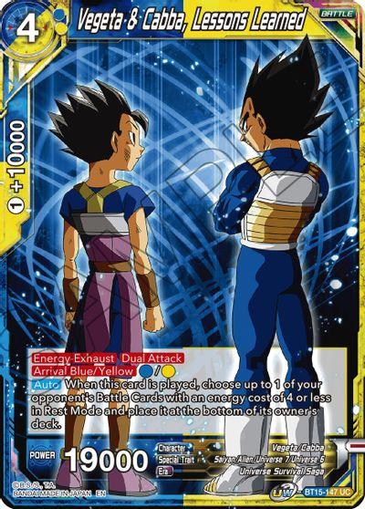 [BT15-147] Vegeta & Cabba, Lessons Learned