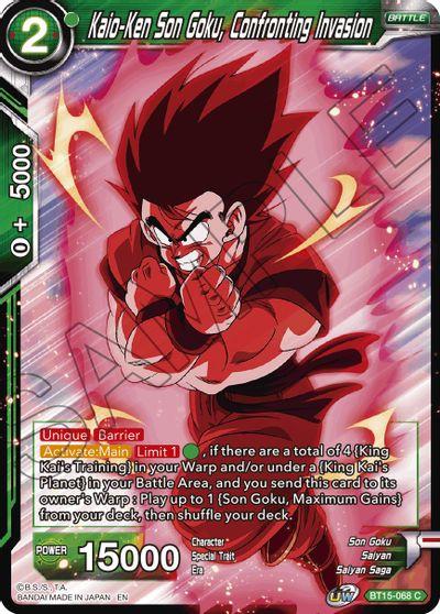 [BT15-068] Kaio-Ken Son Goku, Confronting Invasion