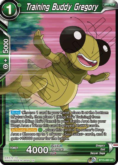 [BT15-083] Training Buddy Gregory