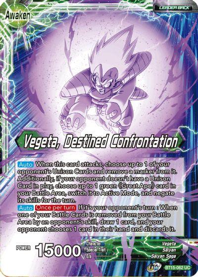 [BT15-062] Vegeta // Vegeta, Destined Confrontation