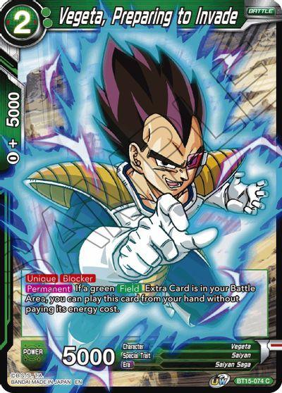 [BT15-074] Vegeta, Preparing to Invade