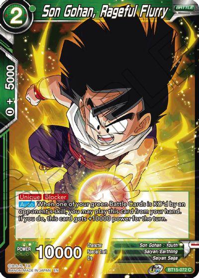 [BT15-072] Son Gohan, Rageful Fury