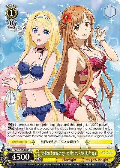 [S80-E015U] Endless Summer by the Beach, Alice & Asuna