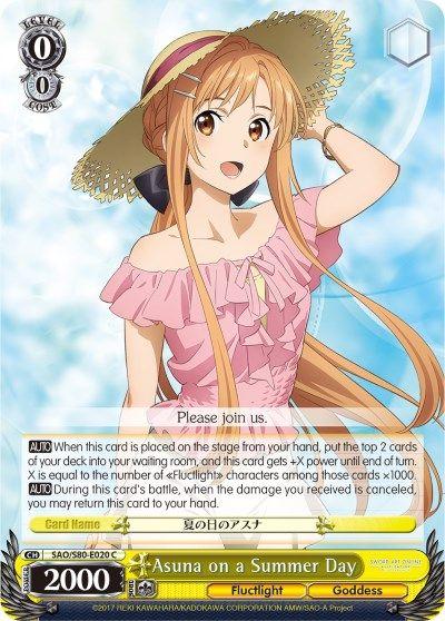 [S80-E020C] Asuna on a Summer Day