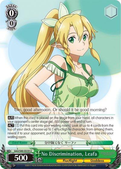 [S80-E039U] No Discrimination, Leafa