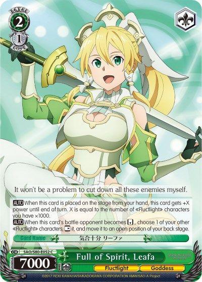 [S80-E052C] Full of Spirit, Leafa