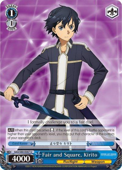 [S80-E087U] Fair and Square, Kirito