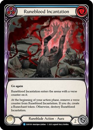 [EVR-109] Runeblood Incantation (Blue)