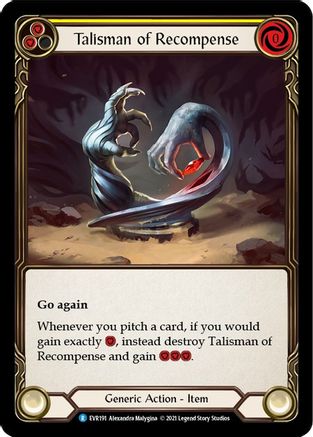 [EVR-191] Talisman of Recompense