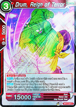 [BT12-022] Drum, Reign of Terror (Foil)