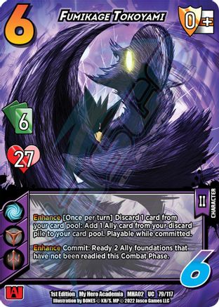 [079/117] Fumikage Tokoyami (1st Ed.)