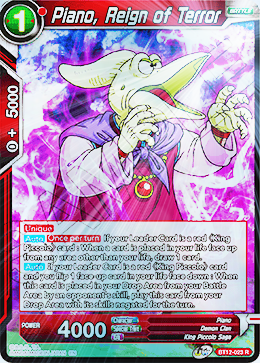 [BT12-023] Piano, Reign of Terror (Foil)