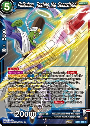 [BT18-041] Paikuhan, Testing the Opposition (Foil)