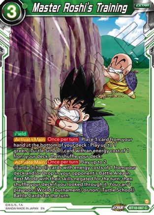 [BT18-087] Master Roshi's Training (Foil)