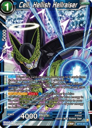 [BT18-051] Cell, Hellish Hellraiser (Foil)