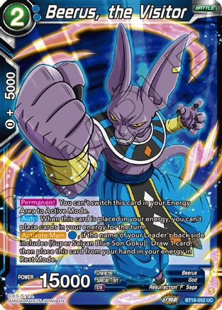 [BT18-052] Beerus, the Visitor